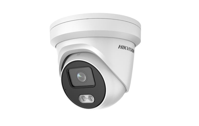 Caméra réseau à tourelle fixe ColorVu de 4 Mpx